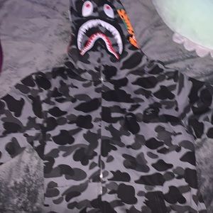 Shark bape zip up